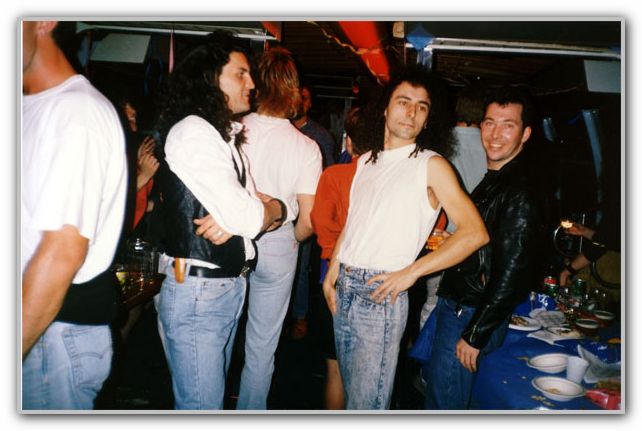 DJ Critter & Dave on river cruise circa 1991